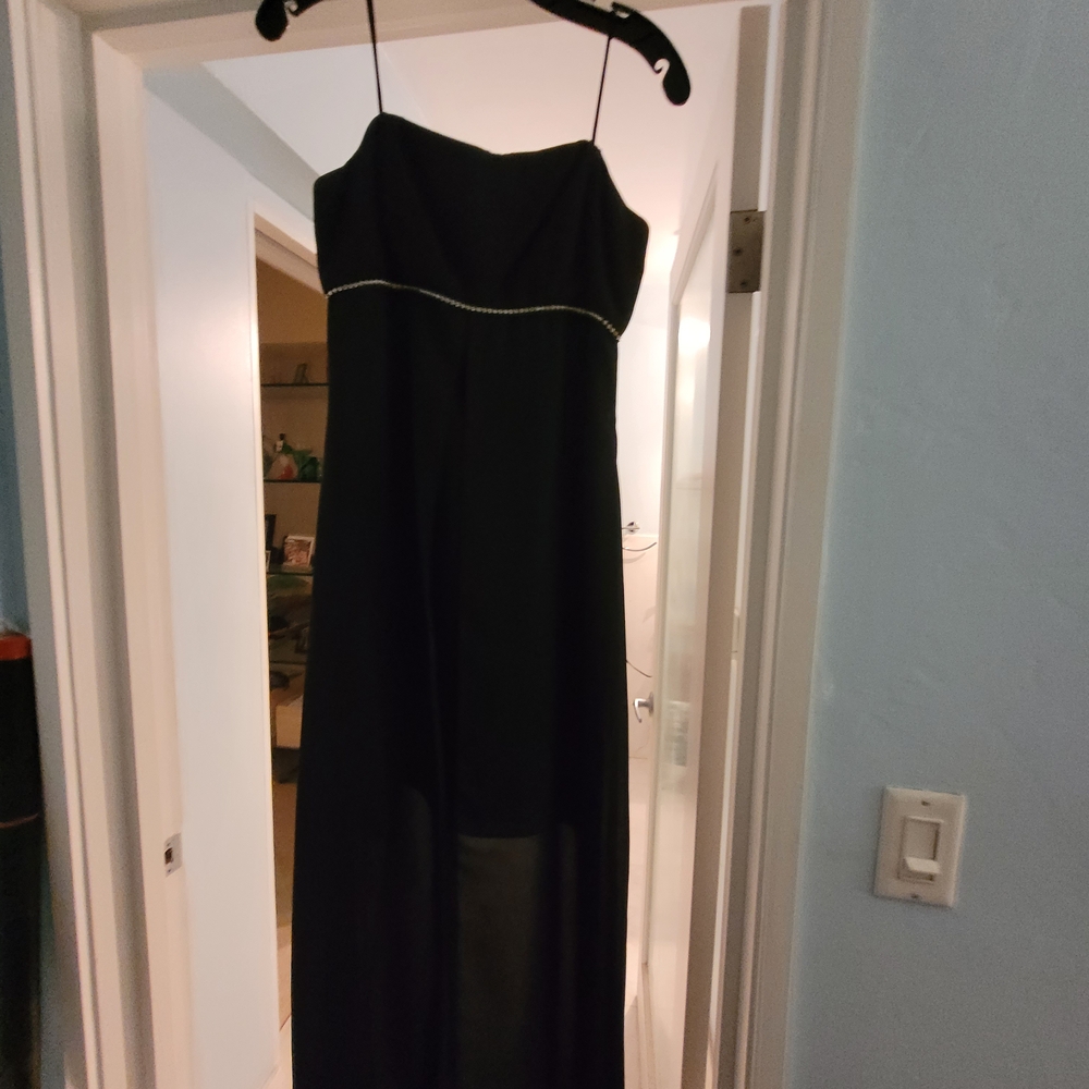 Chic Strapless Black Dress